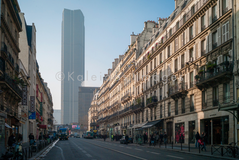 Buildings;Kaleidos;Kaleidos images;Montparnasse;Paris;Streets;Tarek Charara;Tour Montparnasse;Towers,Jean Saubot, Eugène Beaudouin, Urbain Cassan,Louis de Hoÿm de Marien,Architecture,Sky scrapers,Skyscrapers